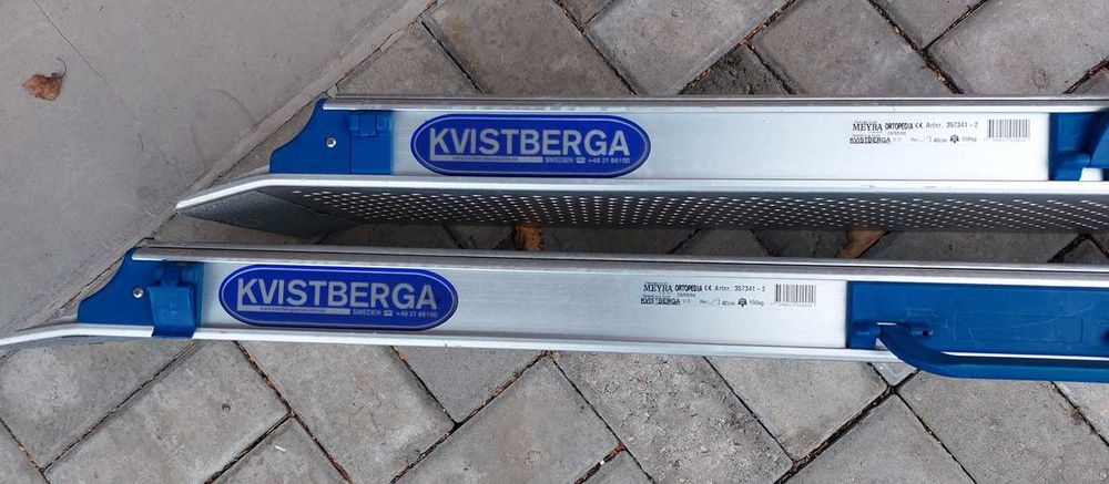 Rampy podjazdy aluminiowe składane 116-202 cm firmy Kvistberga