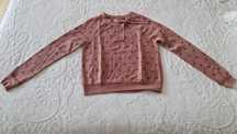 Camisola rosa estampada, Pull & Bear, tamanho S