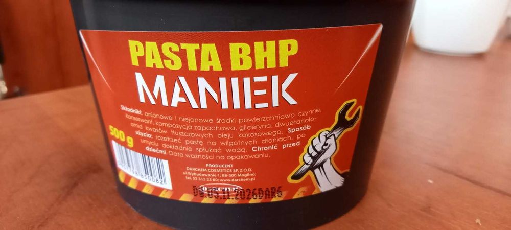 Pasta ścierna bhp Maniek