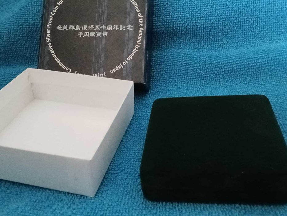 Moeda Prata 999% Proof 1000 Yen Comemorativa