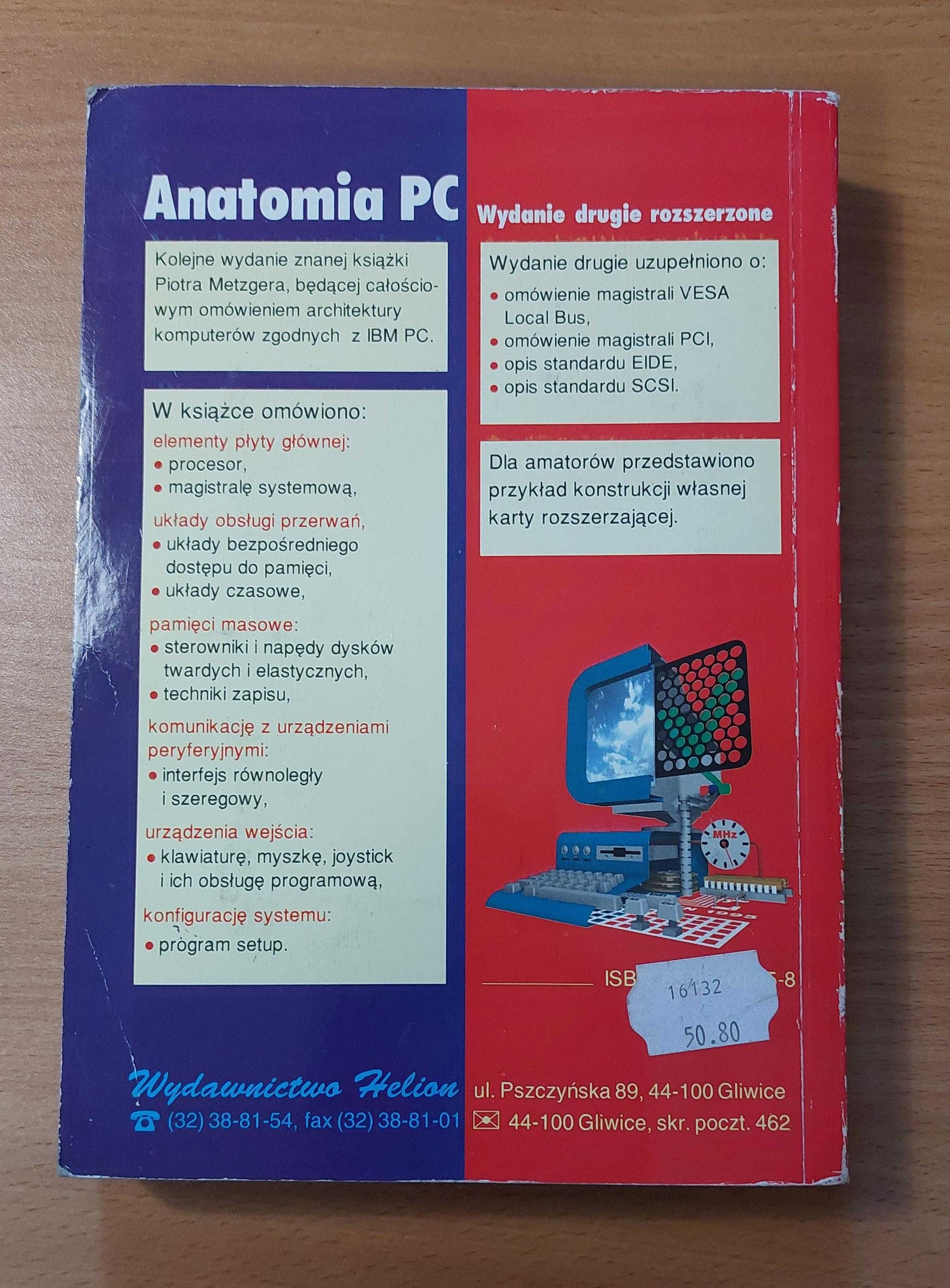Książka "Anatomia PC" Piotr Metzger