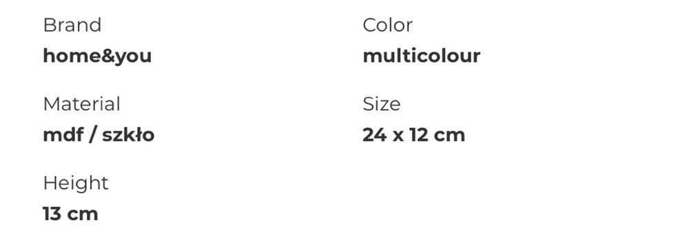SZKATUŁKA prezent glamour multikolor lustrzana NOWA Home&you