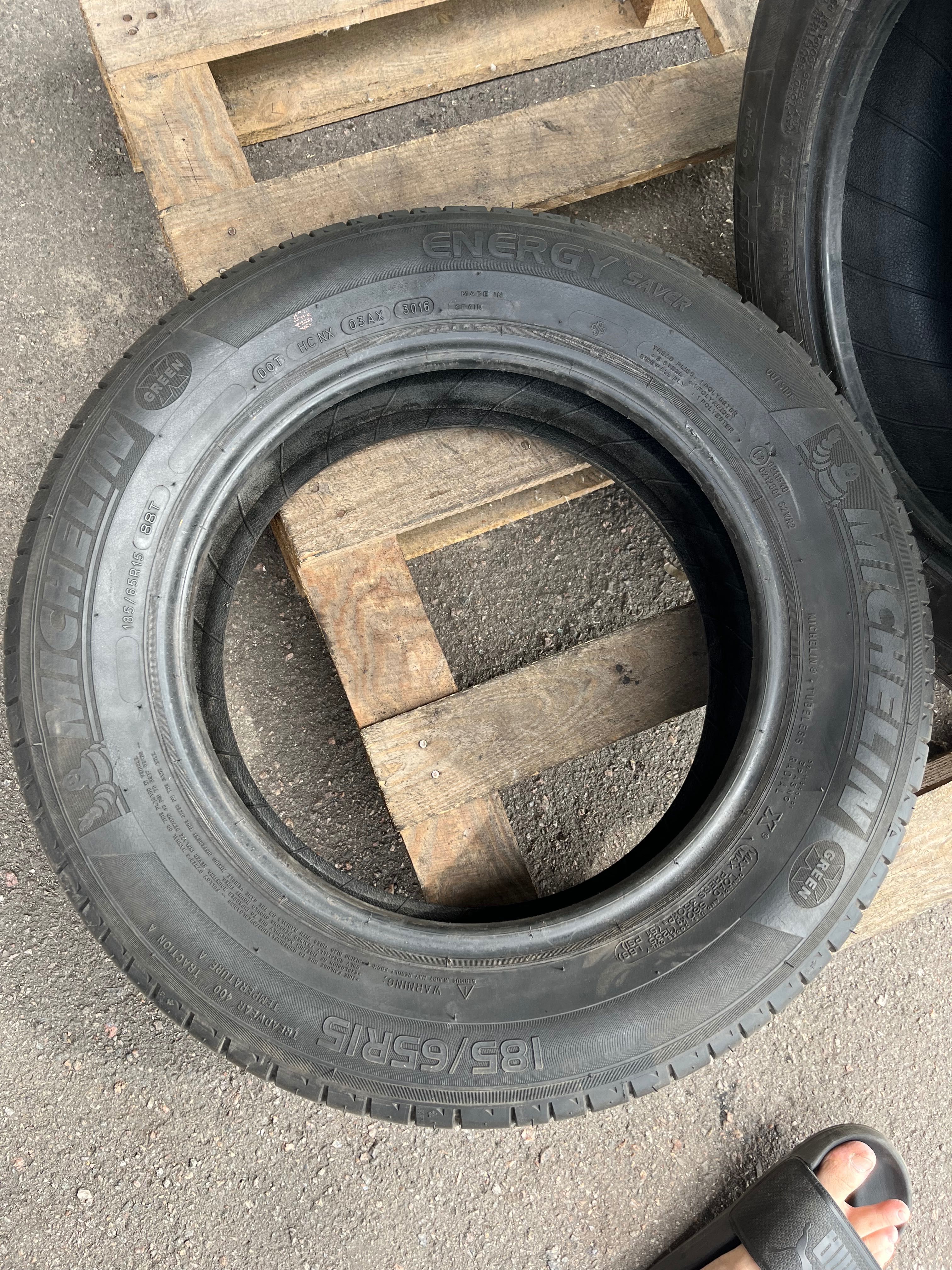 Шини 185 65 15 літо комплект /пара Michelin Goodyear