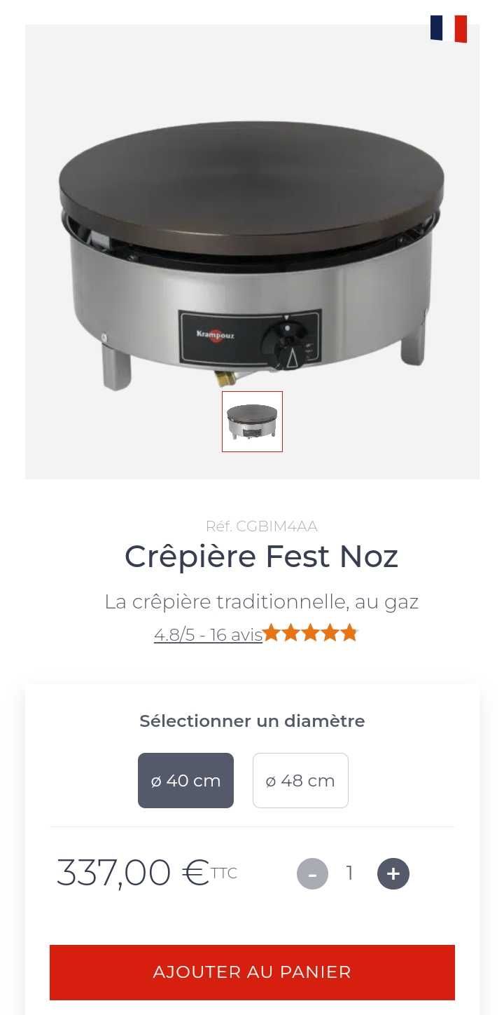 Crépière krampauz