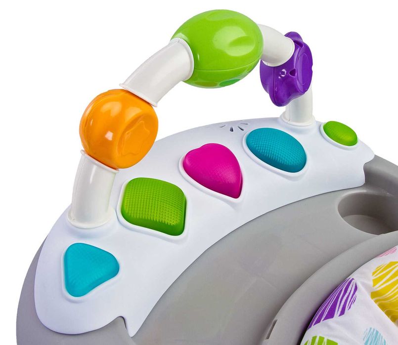 Chodzik, pchacz i skoczek 3w1 BOUNCE grey TOYZ-2050