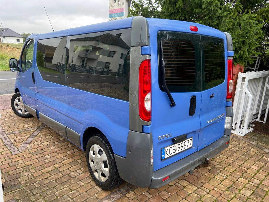 Renault Trafic 2.5TDI-2009-9 os Long 6-biegKlimAbsElek FVAT 23% ZAMIAN
