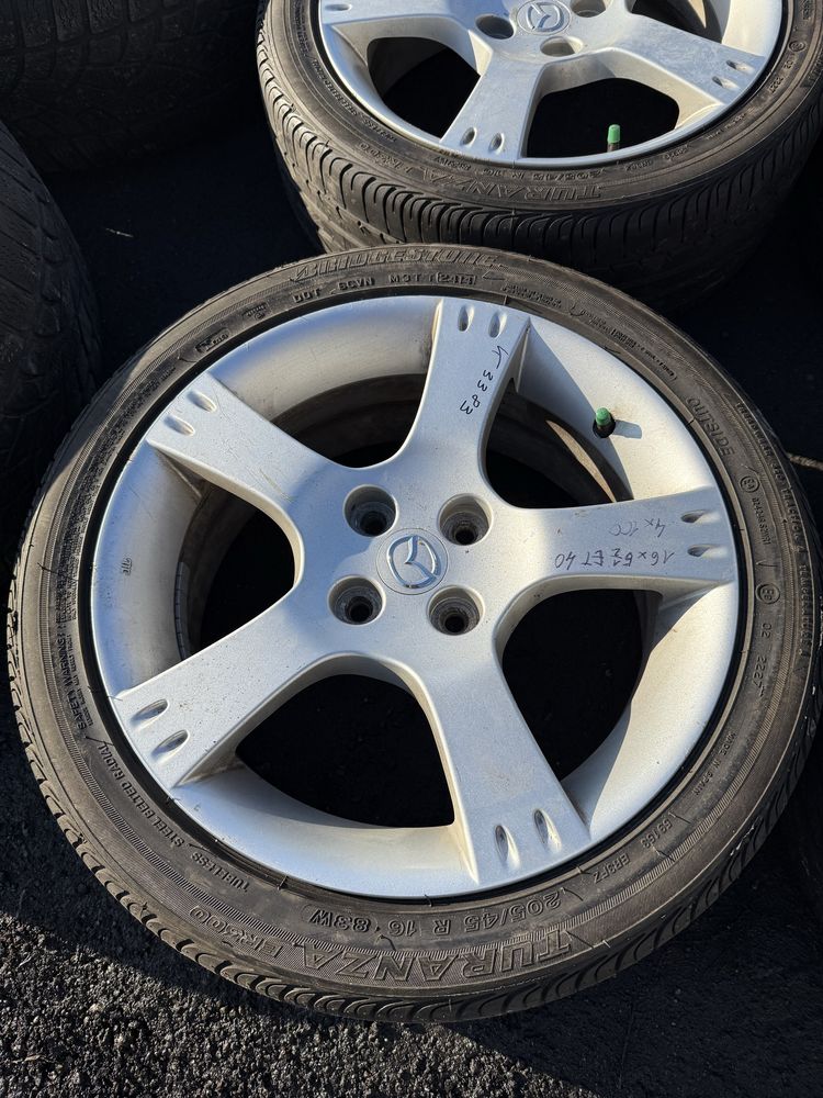 Felgi aluminiowe 4x100 16x6,5j et40 Mazda Toyota Kia Hyundai