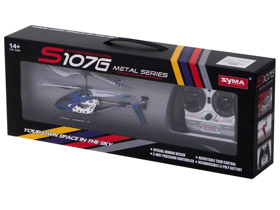 HELIKOPTER RC SYMA S107G Gyro Zdalnie Sterowany ŚMIGŁOWIEC Aluminium