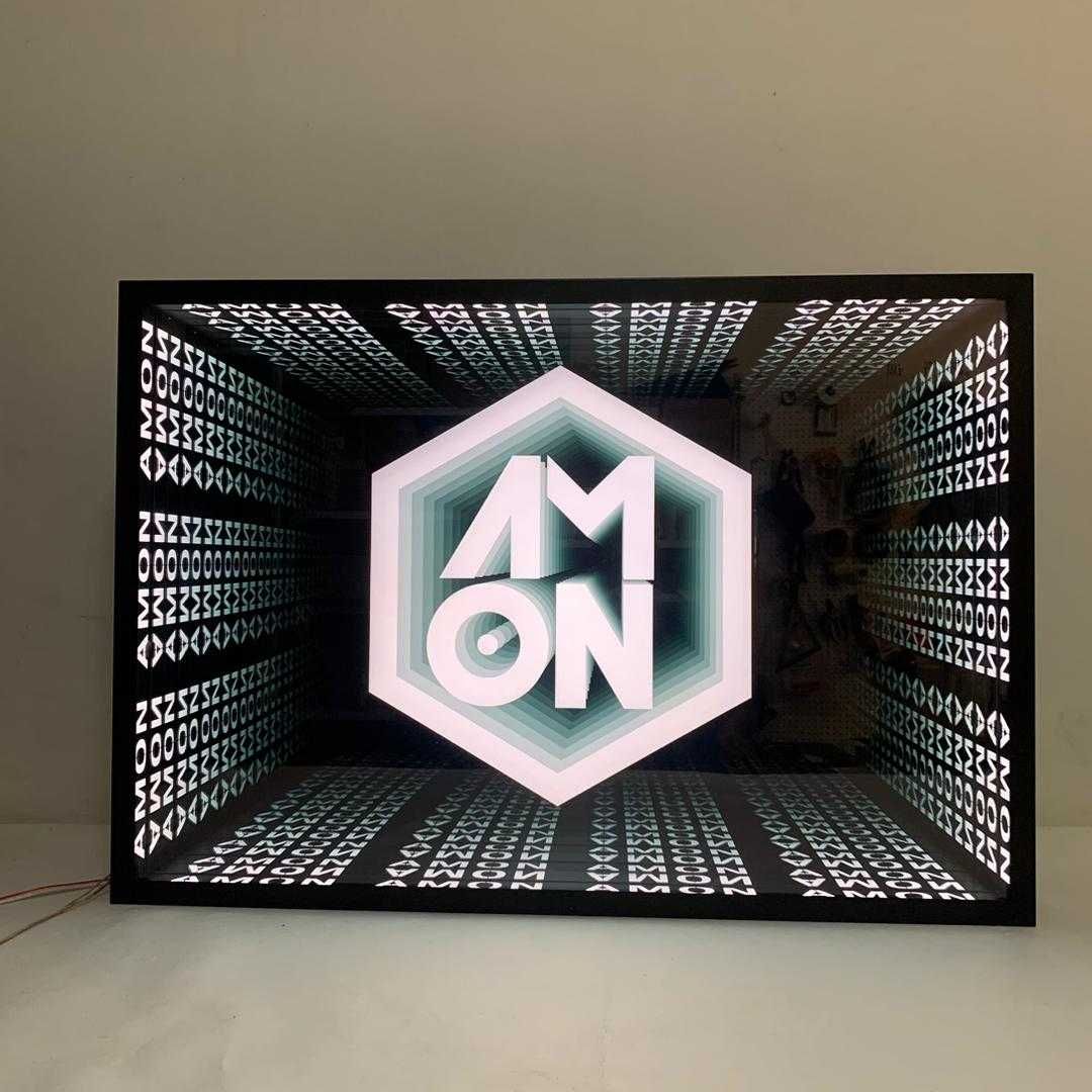 Espelhos Infinitos LED Personalizados | Caixas de Luz Decorativas
