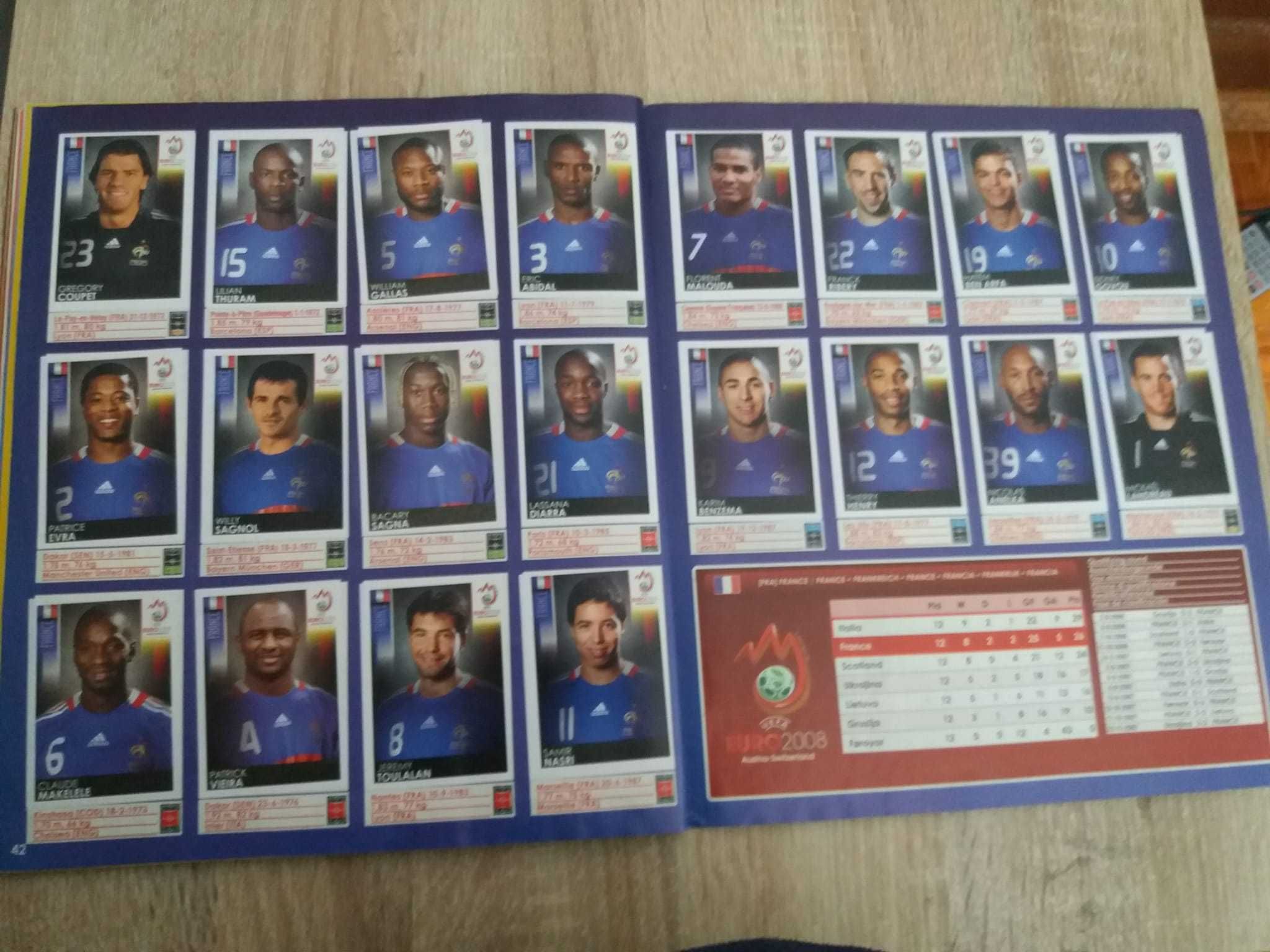 Caderneta Completa Futebol Europeu 2008 (Panini)