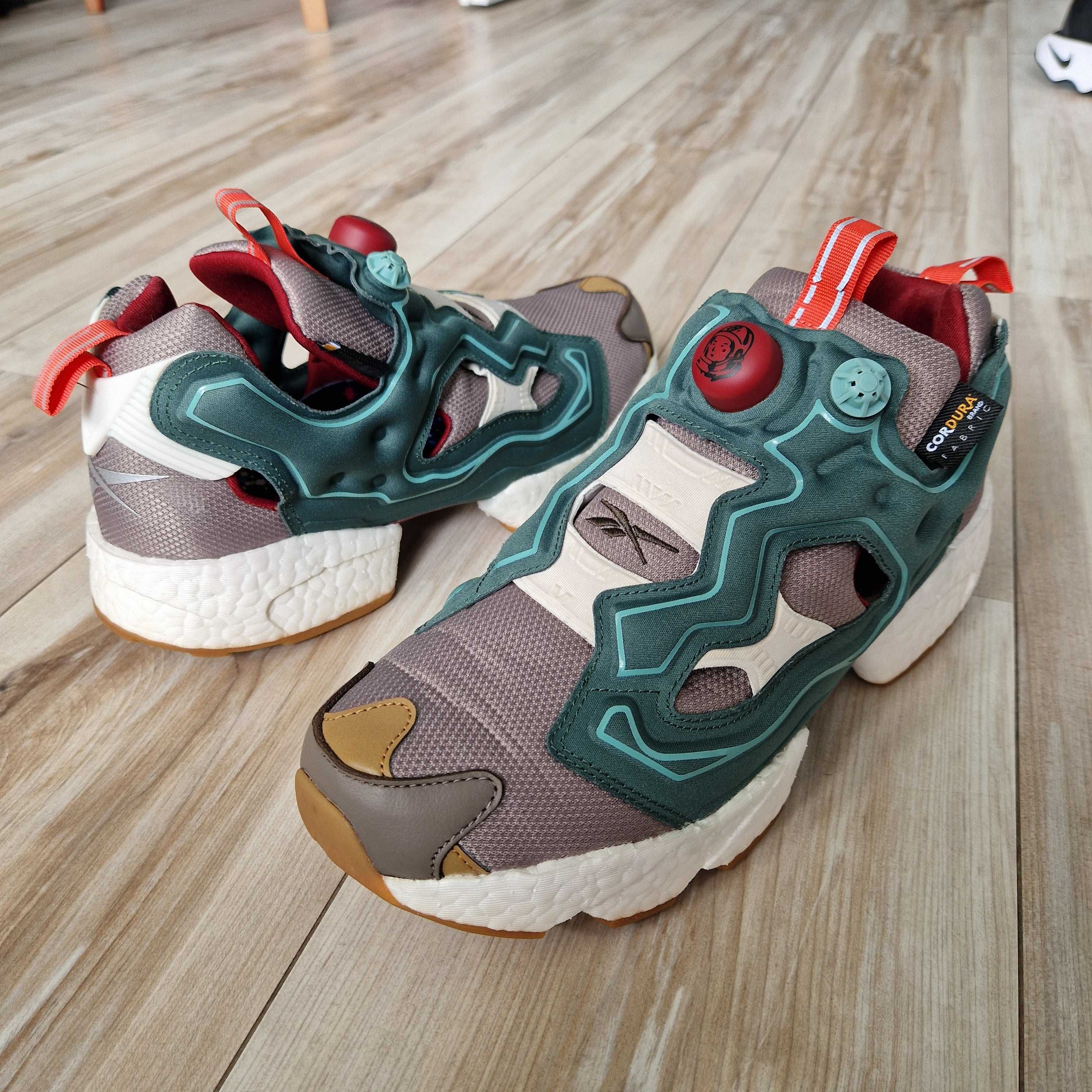 Buty Reebok BBC x InstaPump Fury Boost Earth, stan idealny, limitowane