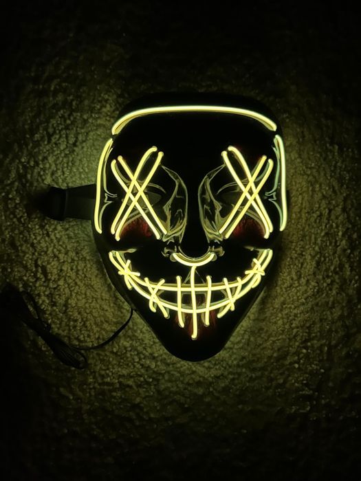 Świecąca maska Hallowen