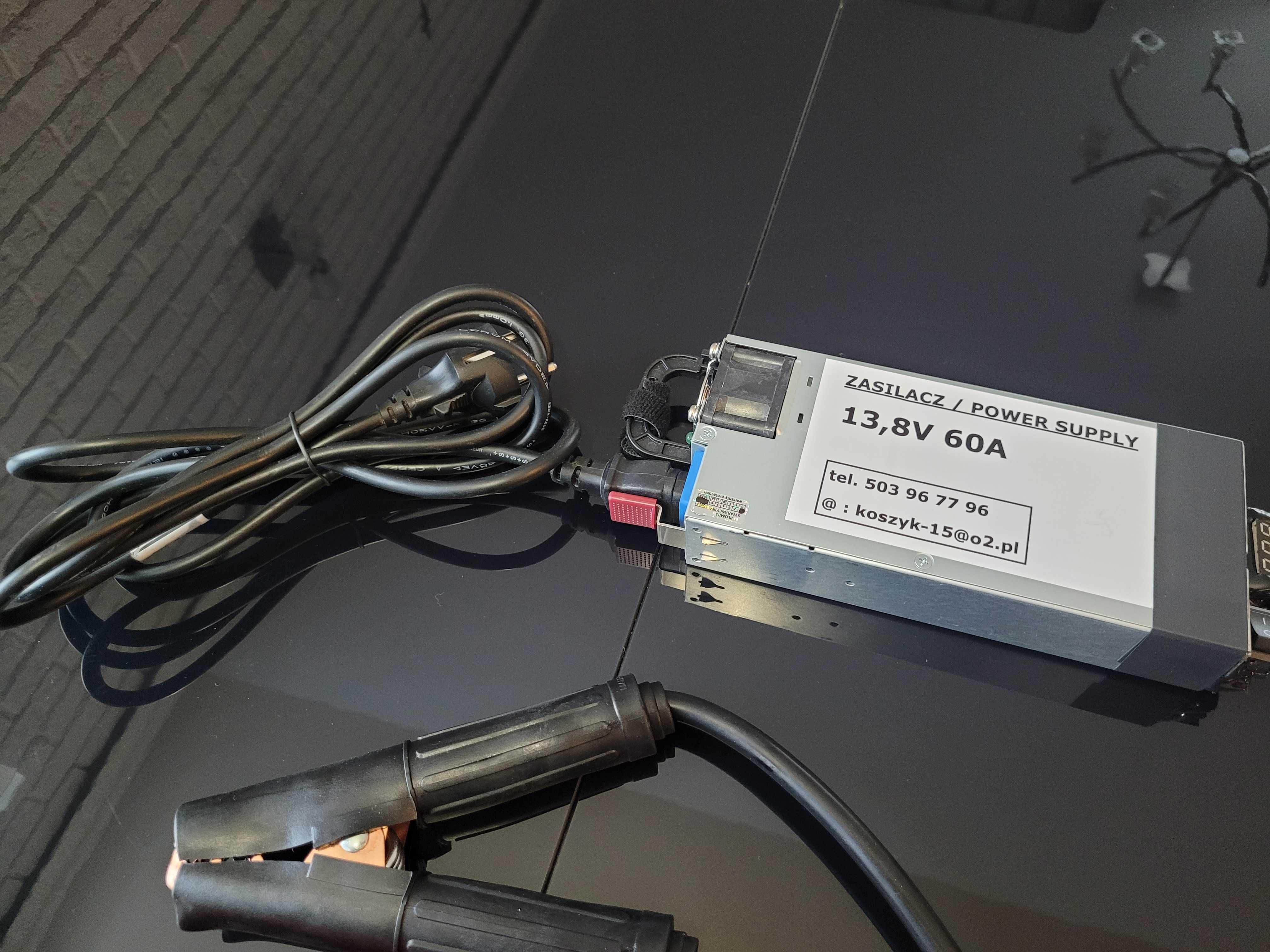 Zasilacz Ładowarka 13,8V 60A chiptuning PodtrzymanieNapięcia FV