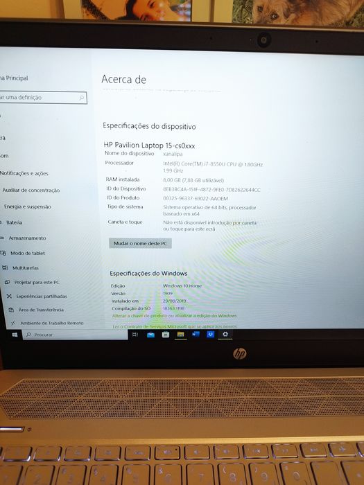 Vendo portátil HP