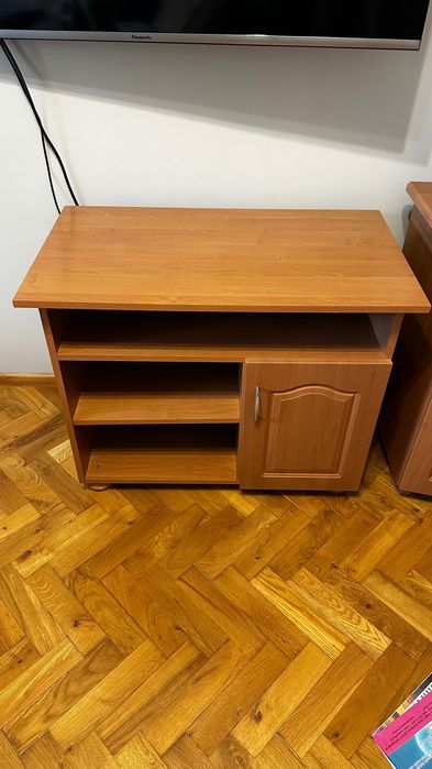 Piękna szafka RTV BODZIO olcha, półki i szafka