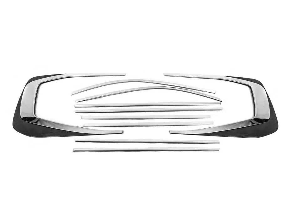 Toyota LandCruiser 200 Повна окантовка вікон дизайн LC300 (нерж)
