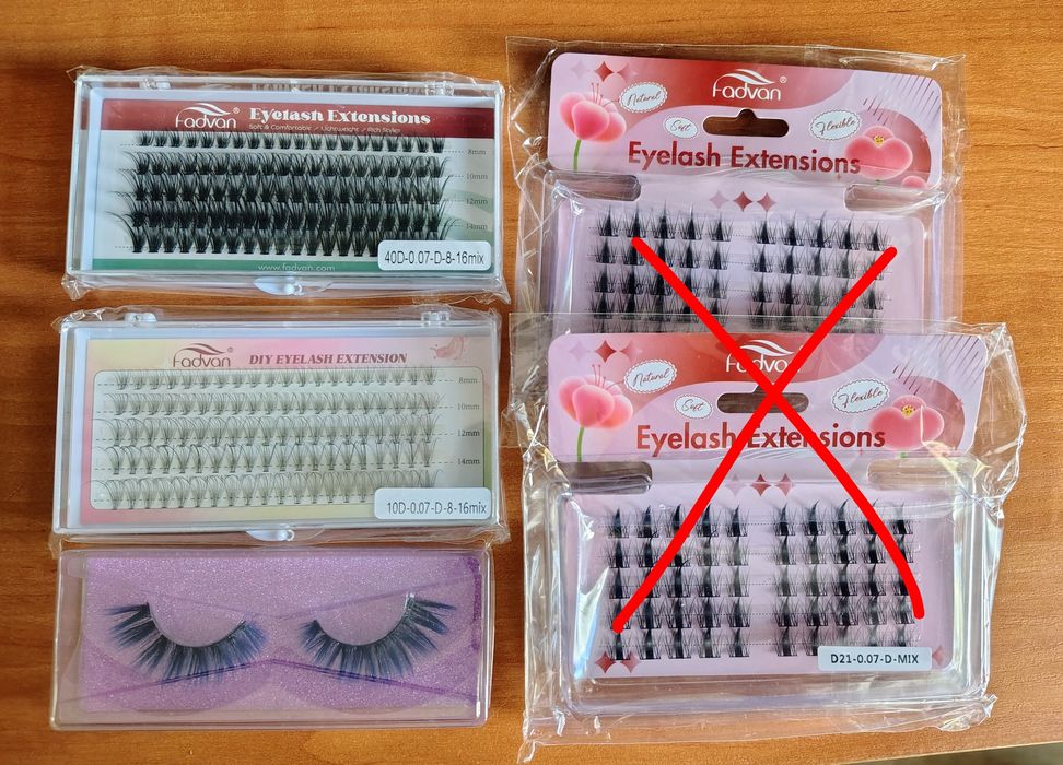 Накладні вії Fadvan