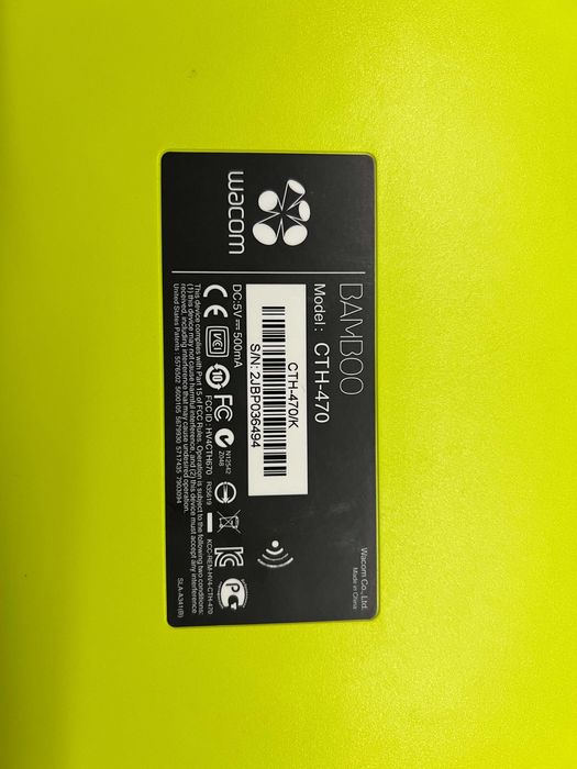 Графічний планшет Wacom Bamboo (CTH-470)