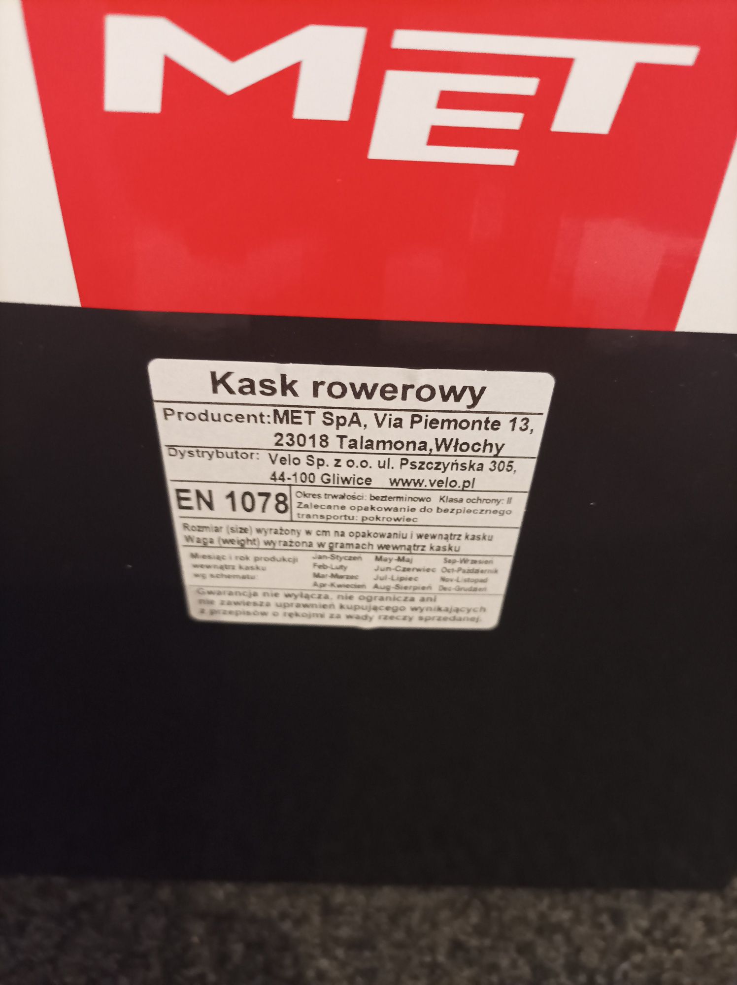 Kask rowerowo -motocyklowy roz L