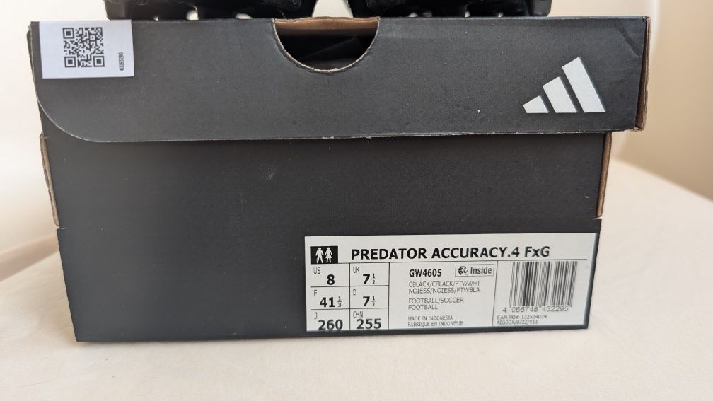 Buty korki Adidas Predator Accuracy.4 FxG r. 41 1/3, stan bardzo dobry