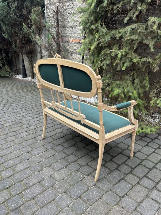 Antyczna Sofa Kanpa Ławka Ludwik Fotel Antyk Po Renowacji Uniakt !