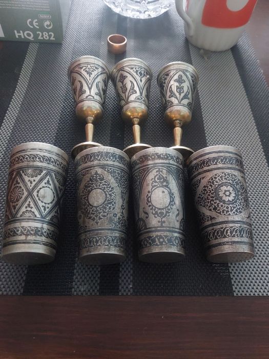 Рюмки бокали 875 проби