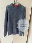 Sweter wełniany s superdry niebieski