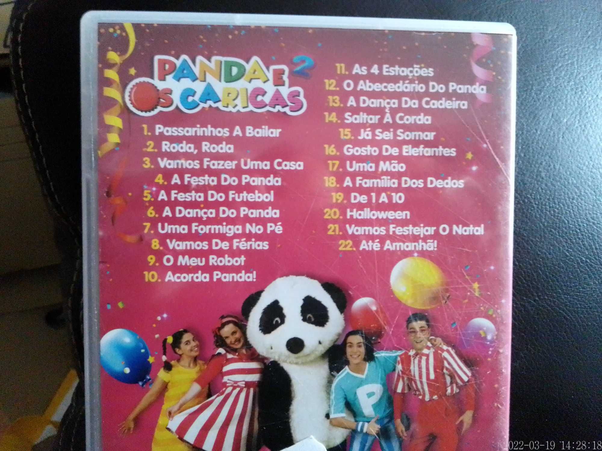 DVD Panda e os Caricas 2 ENTREGA IMEDIATA II Canções Vídeos