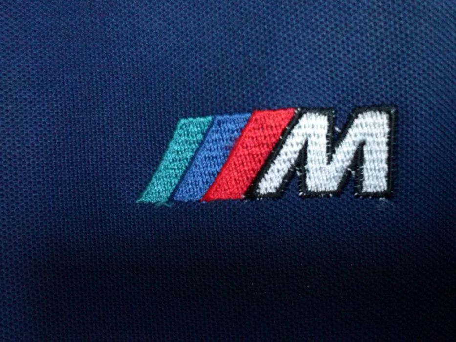 Koszulka polo BMW M Power T-shirt granatowa oryginalna 100% bawełna