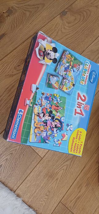 Puzzle, Mickey Mouse, zestaw 2w1