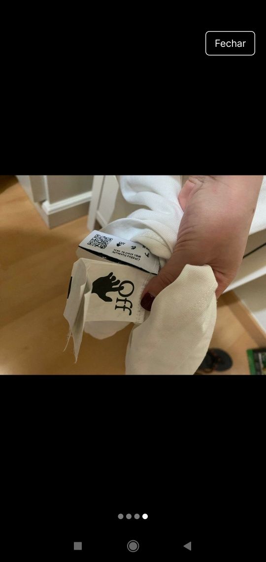 T-shirt branca Off-white