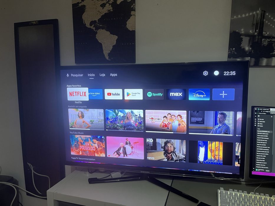 Smart tv - Samsung com stick 32 polegadas - excelente condicoes