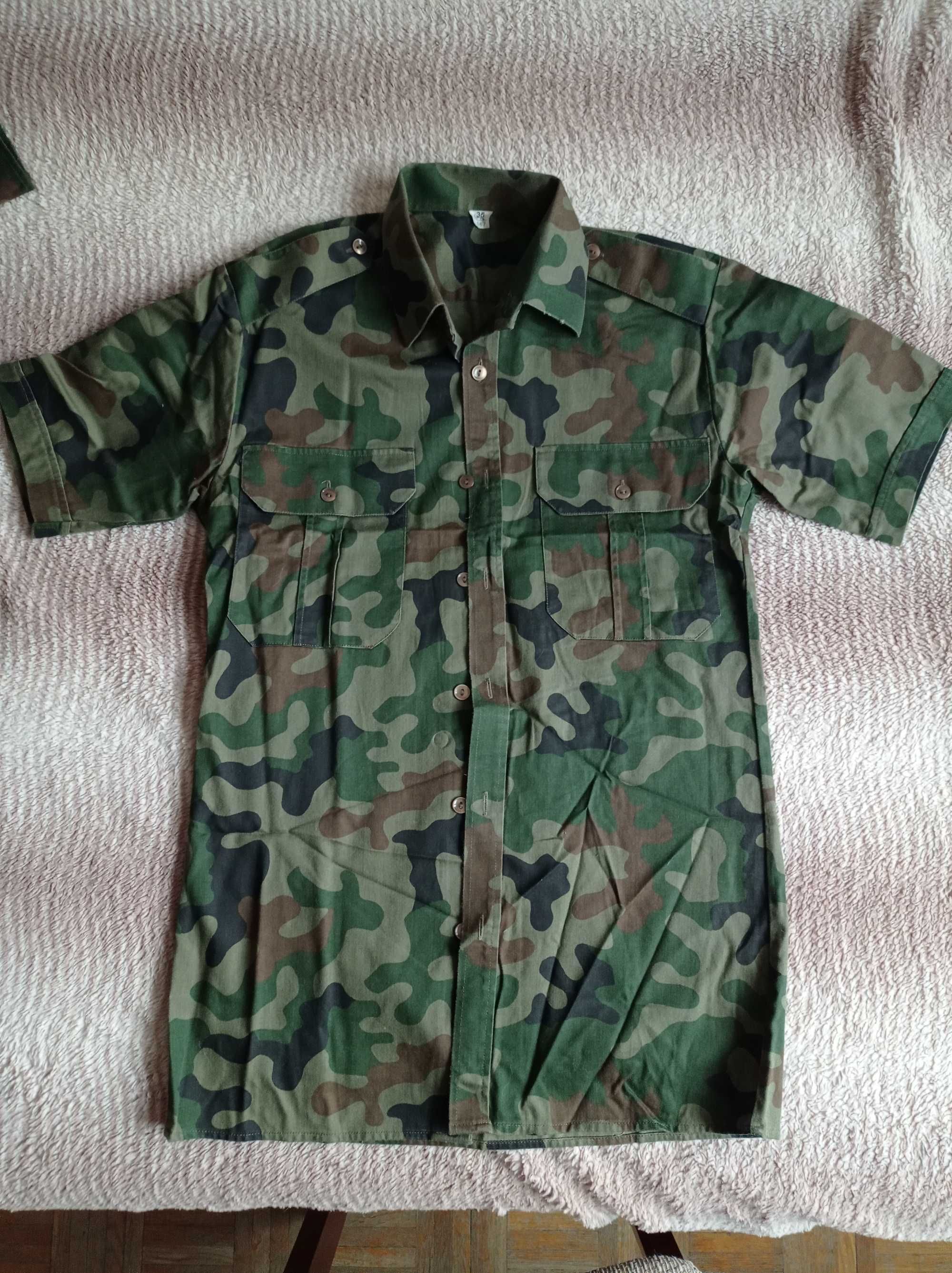 Koszula wojskowa polowa letnia do munduru r. 36/160 i 35/167