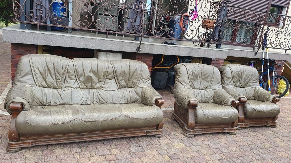 Sofa +dwa Fotele