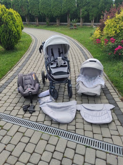 Jak nowy wózek 3w1 Bebetto Holland fotelik nosidełko Maxi Cosi City
