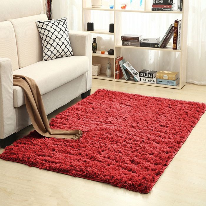 Nowy dywan Villago Shaggy 120x170 BloodyRed jasny czerwony – miękki