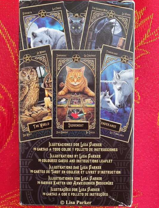 Karty Tarot Familiars Fournier oryginalny Ezoteryka Wyrocznia Magia