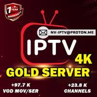 Gold Server 4K UHD TV (Todos os dispositivos)