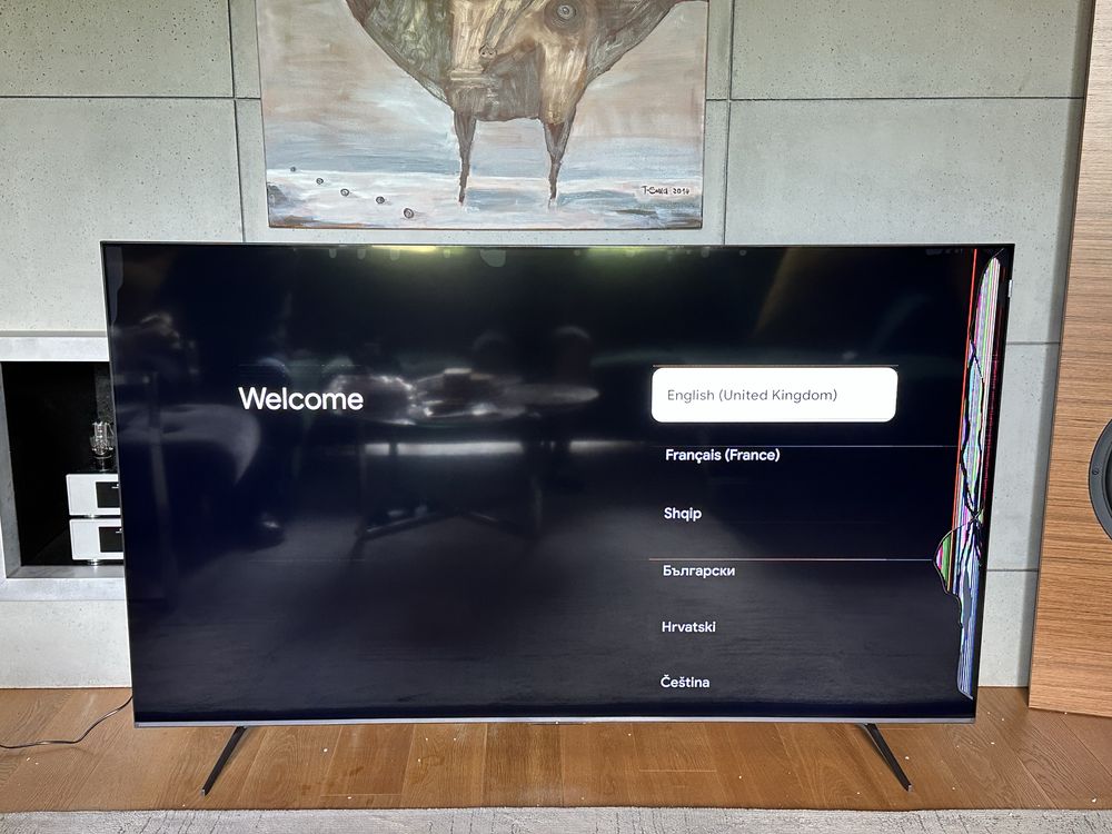 TCL 75C655 uszkodzony