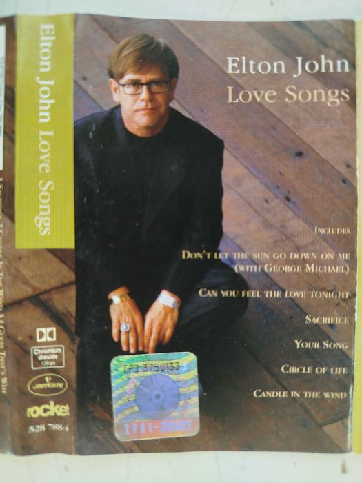 Elton John Love Songs kaseta your song sacrifice blue eyes song for gu