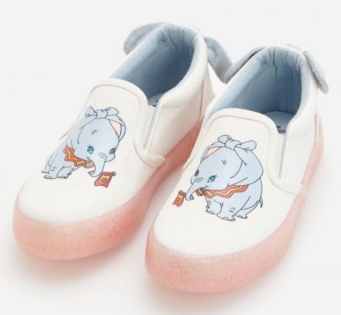 Bawełniane trampki, kapcie slip on Dumbo NOWE rozmiar 29 BROKAT