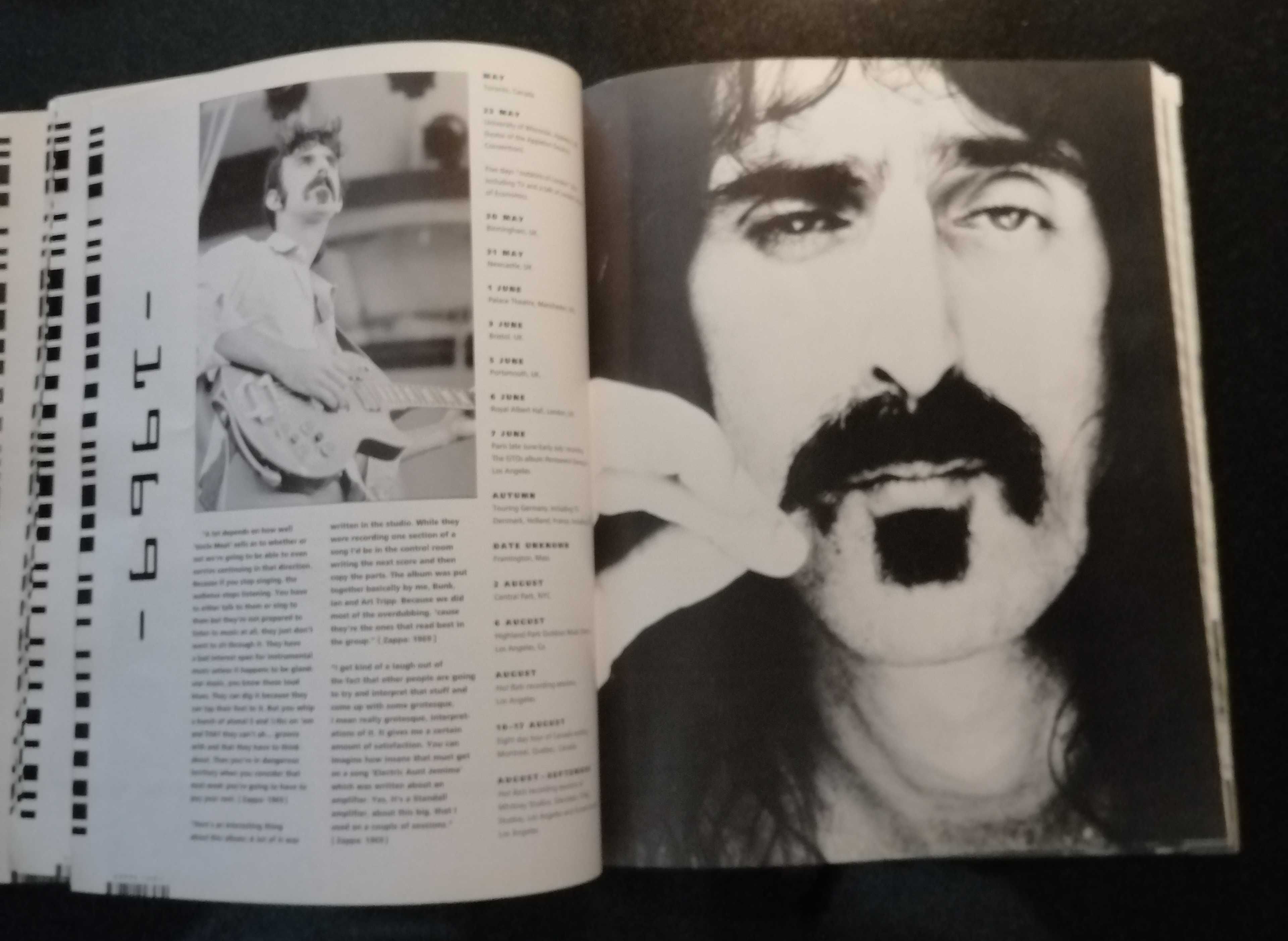 Livro “Zappa - a visual documentary by Barry Miles”