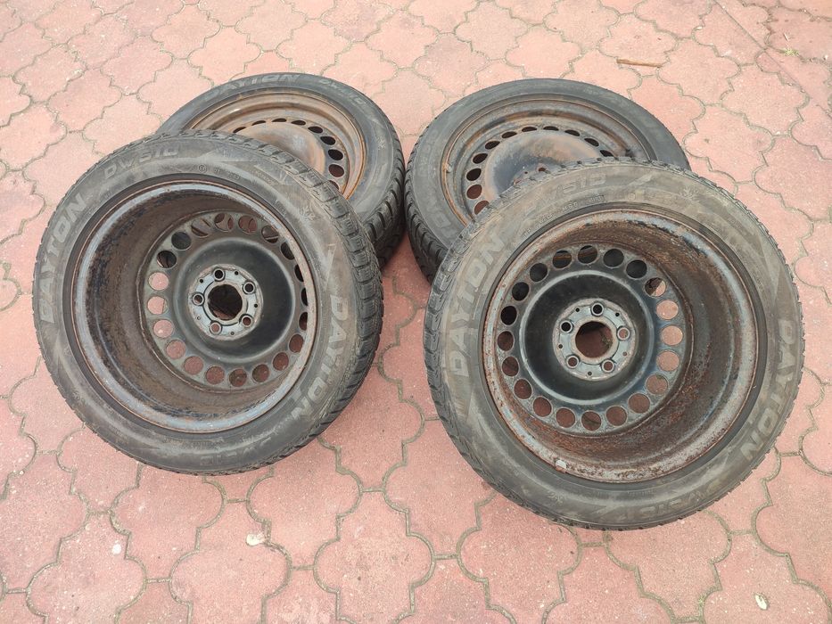 Koła stalowe Mercedes R16 5x112 opony 205/55 zima