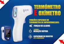 Termometro e oximetro