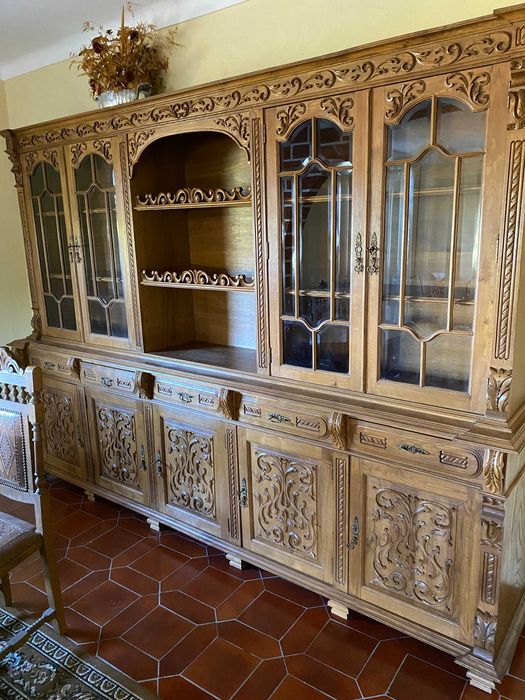 Sala Completa Vintage em cerejeira maciça, Charme Clássico