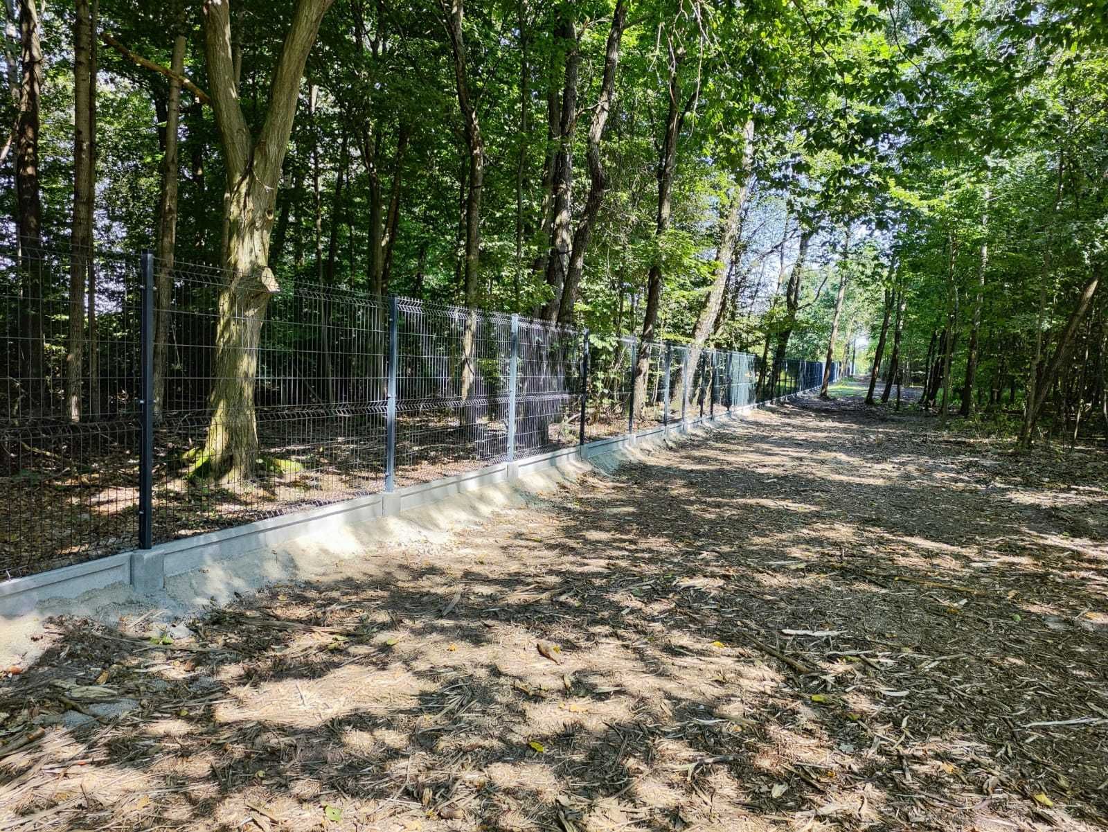 ogrodzenia ogrodzenie panelowe panele słupki brama furtka płot palety