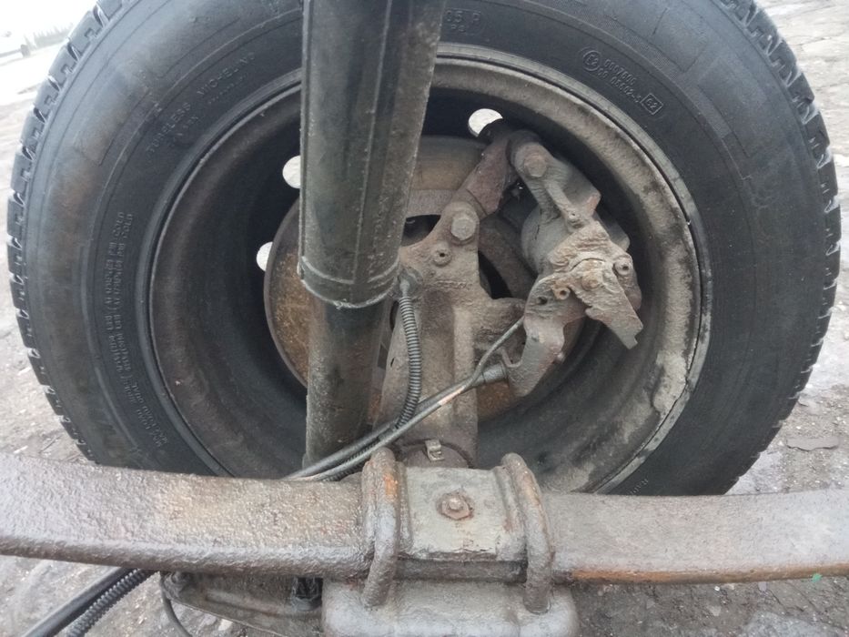 Oś belka Tylna 16" Przyczepka Sam resory Master II 98-10r