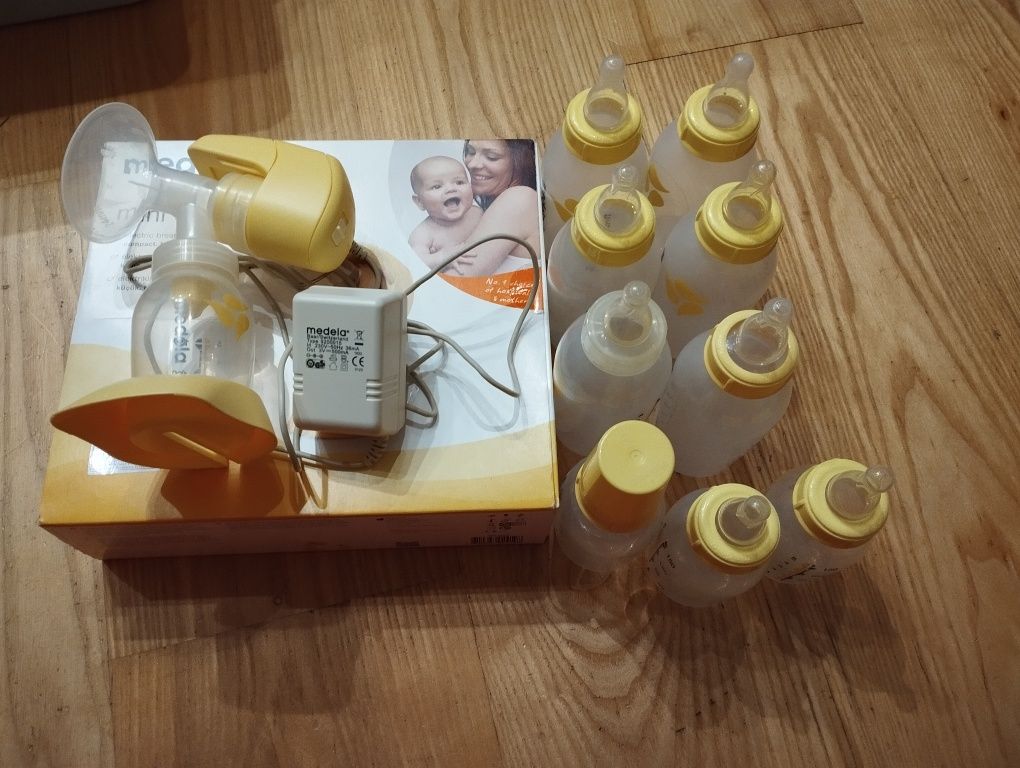 Laktator Medela Mini Electric i butelki Medela