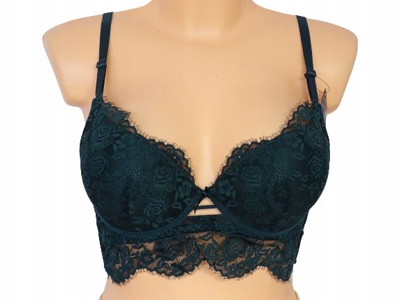 80C Piękny biustonosz lekki push-up bralet koronka