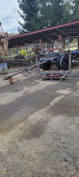 Przyczepa nożycowa Autosan 5350 kg, do słupów, stali, drewna